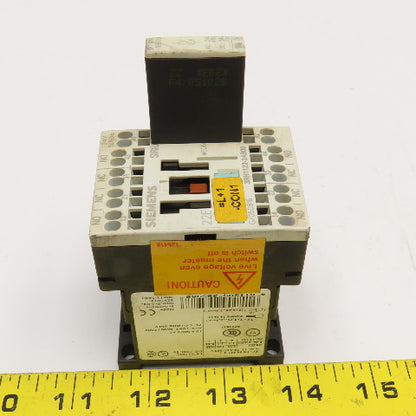 Siemens 3RH1122-2AB00 600VAC 10A Contactor Relay 24V Coil