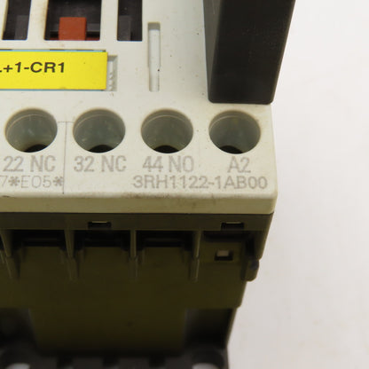 Siemens 3RH1122-1AB00 600VAC 10A Contactor Relay 24V Coil