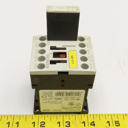 Siemens 3RH1122-1AB00 600VAC 10A Contactor Relay 24V Coil