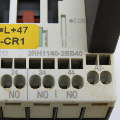 Siemens 3RH1122-2BB40 600VAC 10A Contactor Relay 24V Coil Lot Of 2
