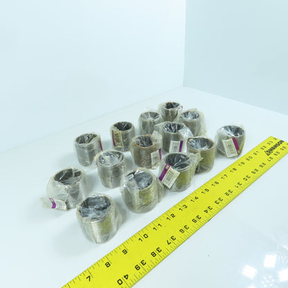 1-1/2" x Close Black Steel Pipe Nipple Lot Of 14