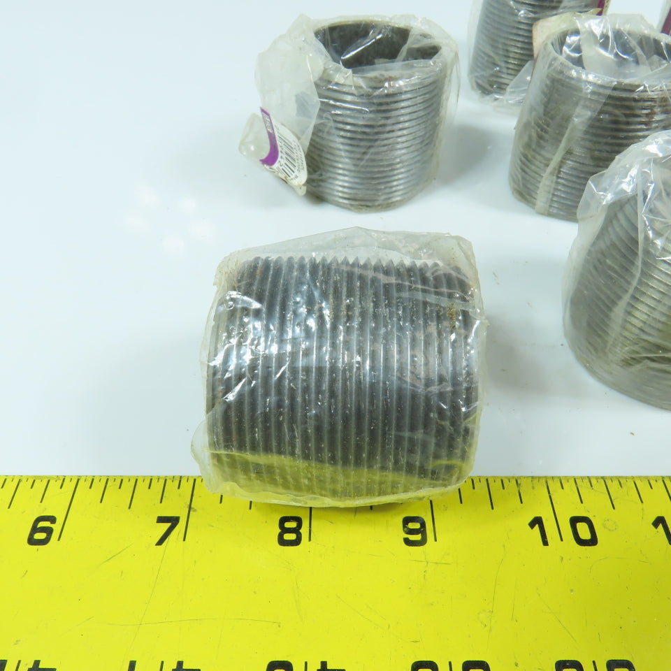 1-1/2" x Close Black Steel Pipe Nipple Lot Of 14