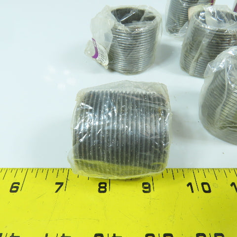 1-1/2" x Close Black Steel Pipe Nipple Lot Of 14