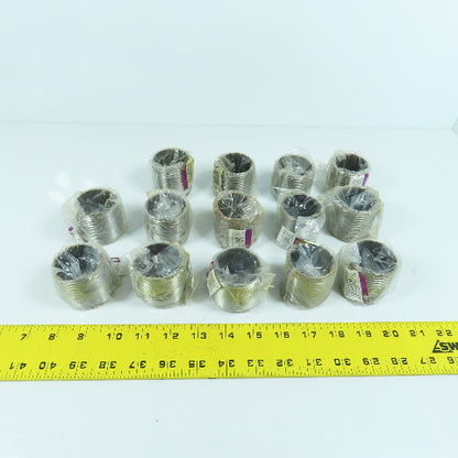 1-1/2" x Close Black Steel Pipe Nipple Lot Of 14