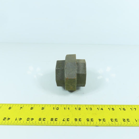 2" NPT Malleable Iron Black Pipe Union Fitting