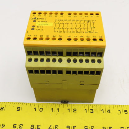 Pilz 774150 PZE 9 2 Channel Safety Relay 24VDC 8N/O 1N/C Contacts