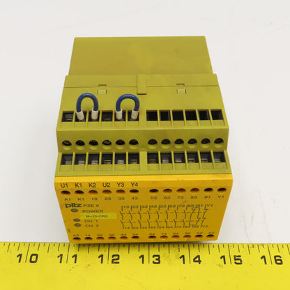 Pilz 774150 PZE 9 2 Channel Safety Relay 24VDC 8N/O 1N/C Contacts