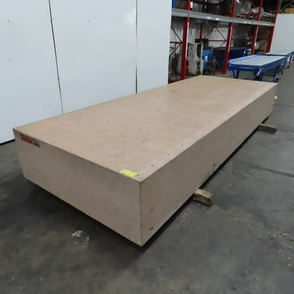 Starrett 157" Lx 60" Wx 21" Thick Grade AA Laboratory Pink Granite Surface Plate