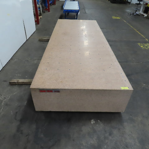 Starrett 157" Lx 60" Wx 21" Thick Grade AA Laboratory Pink Granite Surface Plate