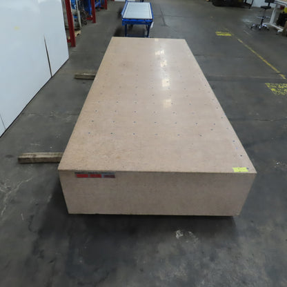 Starrett 157" Lx 60" Wx 21" Thick Grade AA Laboratory Pink Granite Surface Plate