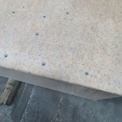 Starrett 157" Lx 60" Wx 21" Thick Grade AA Laboratory Pink Granite Surface Plate