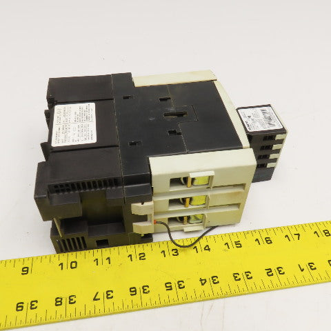 Siemens 3RT1044-3BB40 600V 90A 60Hp Contactor Relay W/ Aux. 3RH1921-2FA22