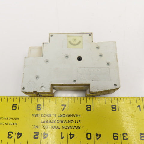 Siemens 5SX21 C2 2A 277V Single Pole Circuit Breaker W/ Aux. 5SX9100 Lot Of 6