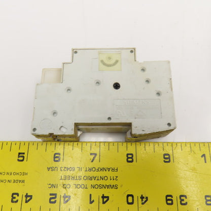 Siemens 5SX21 C2 2A 277V Single Pole Circuit Breaker W/ Aux. 5SX9100 Lot Of 6
