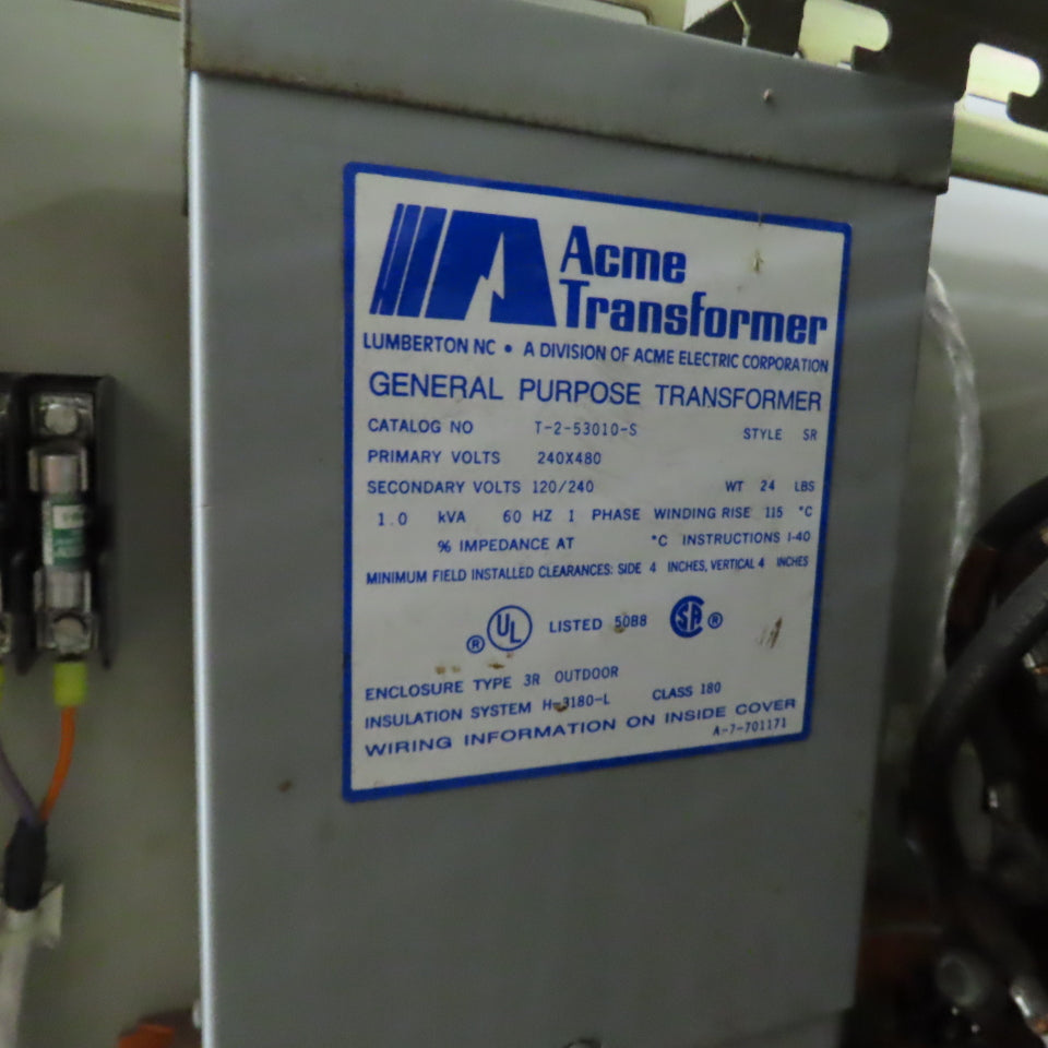 Ajax 82452 139kVA Variac Auto Transformer 480V 3PH Input 115-575V Output