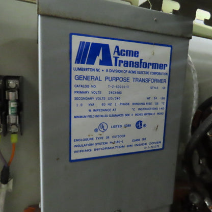 Ajax 82452 139kVA Variac Auto Transformer 480V 3PH Input 115-575V Output