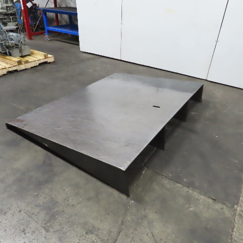 81" Wide x 62" Long x 11-1/2" H Steel Riser Plate Work Ramp Bridge Crossover