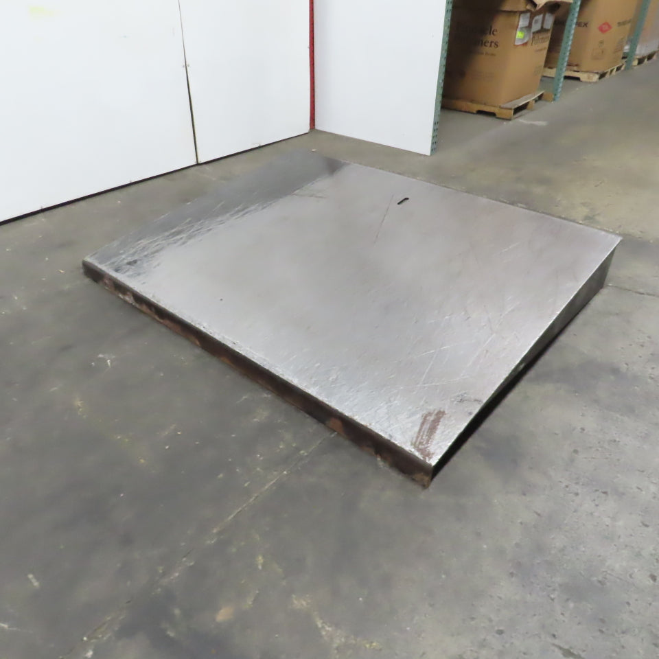 81" Wide x 62" Long x 11-1/2" H Steel Riser Plate Work Ramp Bridge Crossover