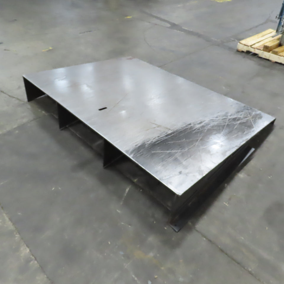 81" Wide x 62" Long x 11-1/2" H Steel Riser Plate Work Ramp Bridge Crossover