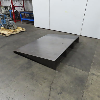 81" Wide x 62" Long x 11-1/2" H Steel Riser Plate Work Ramp Bridge Crossover