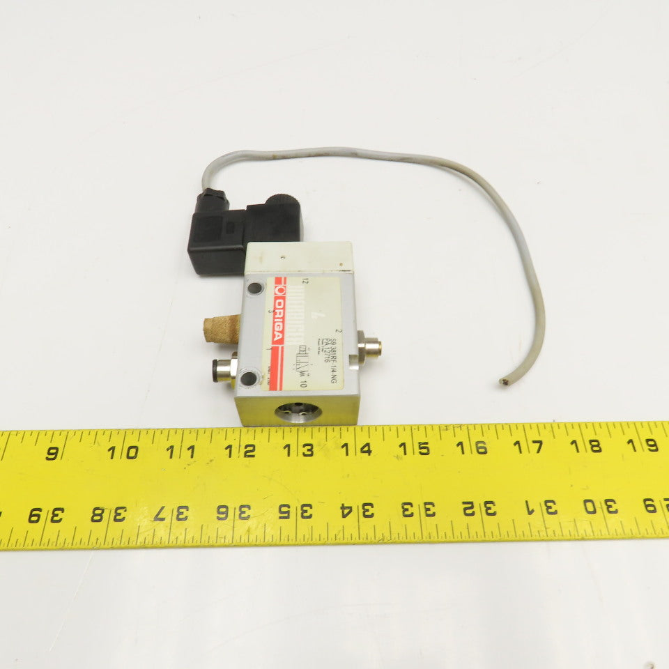 Hoerbiger S9 381RF1/4-NG Single Solenoid Pneumatic Valve 24/60V AC Coil
