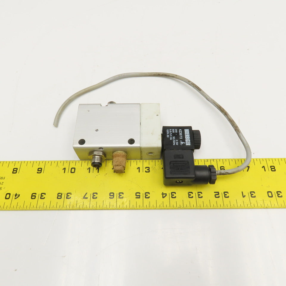 Hoerbiger S9 381RF1/4-NG Single Solenoid Pneumatic Valve 24/60V AC Coil