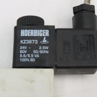 Hoerbiger S9 381RF1/4-NG Single Solenoid Pneumatic Valve 24/60V AC Coil