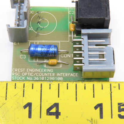 Crest Engineering 316101290100 RSC Optic Counter Interface Circuit Board