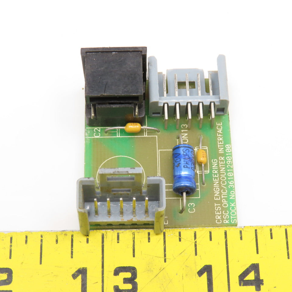 Crest Engineering 316101290100 RSC Optic Counter Interface Circuit Board
