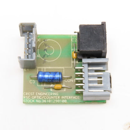 Crest Engineering 316101290100 RSC Optic Counter Interface Circuit Board