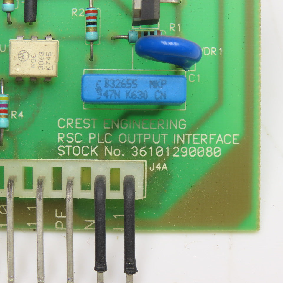 Crest Engineering 36101290080 RSC PLC Output Interface Circuit Board