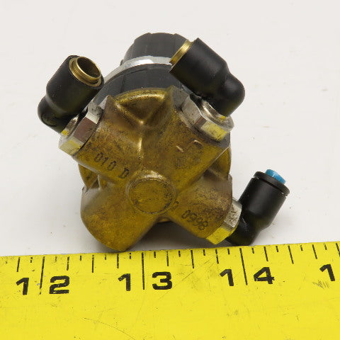 1/8" NPT 4 Port Brass Air Pressure Regulator