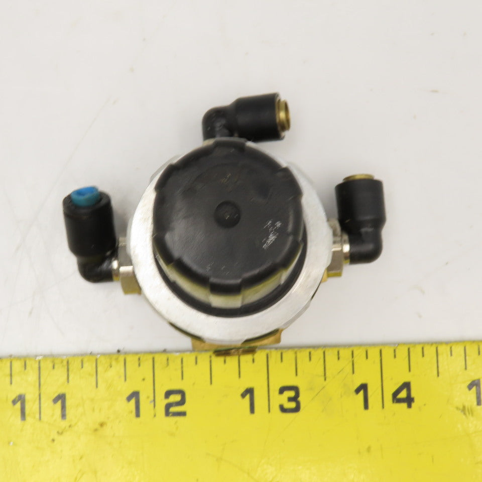 1/8" NPT 4 Port Brass Air Pressure Regulator