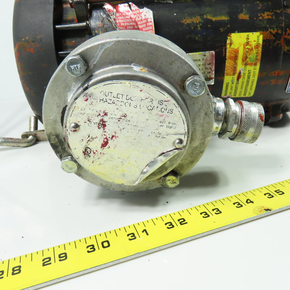 Marathon KVE 56T17G15561AP 1/2HP Hazardous Location Electric Motor 230/460V 56CZ