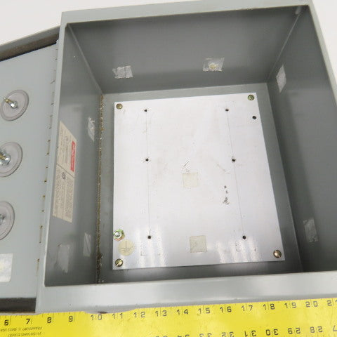 Hoffman E9PBY25 11" x 10" x 6" Push Button Enclosure Electrical Cabinet