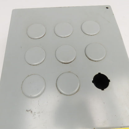 Hoffman E9PBY25 11" x 10" x 6" Push Button Enclosure Electrical Cabinet