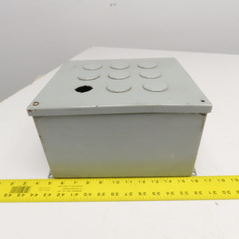 Hoffman E9PBY25 11" x 10" x 6" Push Button Enclosure Electrical Cabinet