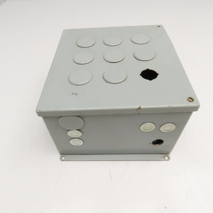 Hoffman E9PBY25 11" x 10" x 6" Push Button Enclosure Electrical Cabinet