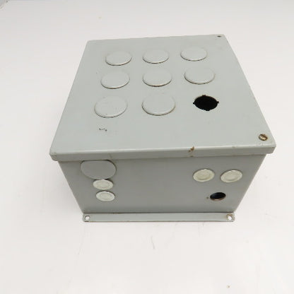 Hoffman E9PBY25 11" x 10" x 6" Push Button Enclosure Electrical Cabinet