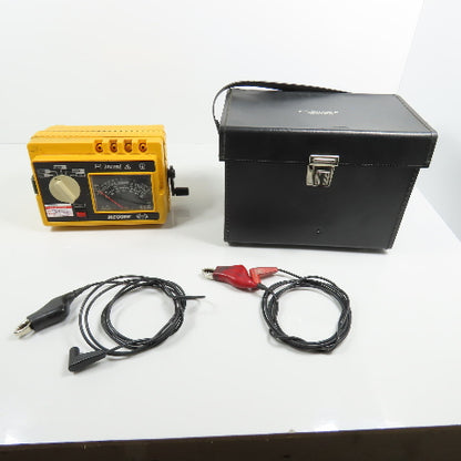 Biddle 212359 Megger 0-2000M Hand Cranked 120V Line Powered Insulation Tester