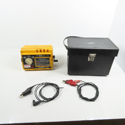Biddle 212359 Megger 0-2000M Hand Cranked 120V Line Powered Insulation Tester