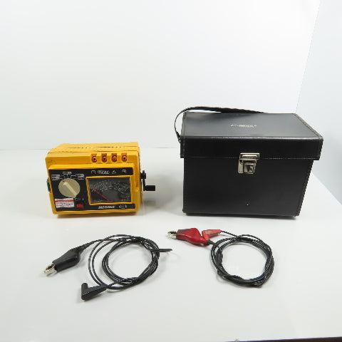 Biddle 212359 Megger 0-2000M Hand Cranked 120V Line Powered Insulation Tester