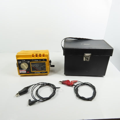 Biddle 212359 Megger 0-2000M Hand Cranked 120V Line Powered Insulation Tester
