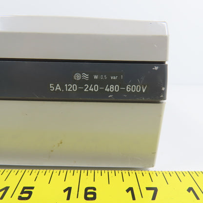 Siemens 1704 20190 0-120 Analog Amperemeter 120-240-480-600V