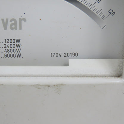 Siemens 1704 20190 0-120 Analog Amperemeter 120-240-480-600V