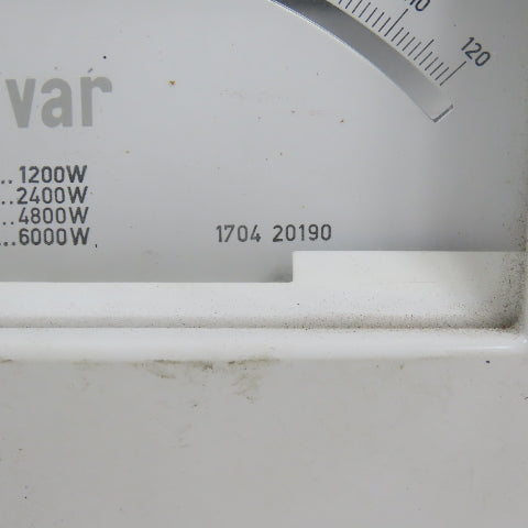 Siemens 1704 20190 0-120 Analog Amperemeter 120-240-480-600V