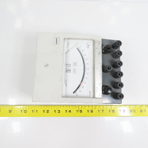 Siemens 1704 20190 0-120 Analog Amperemeter 120-240-480-600V