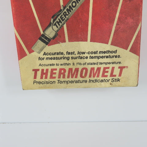 Thermomelt Precision Temperature Indicator Stik Lot Of 8