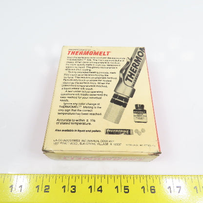 Thermomelt Precision Temperature Indicator Stik Lot Of 8