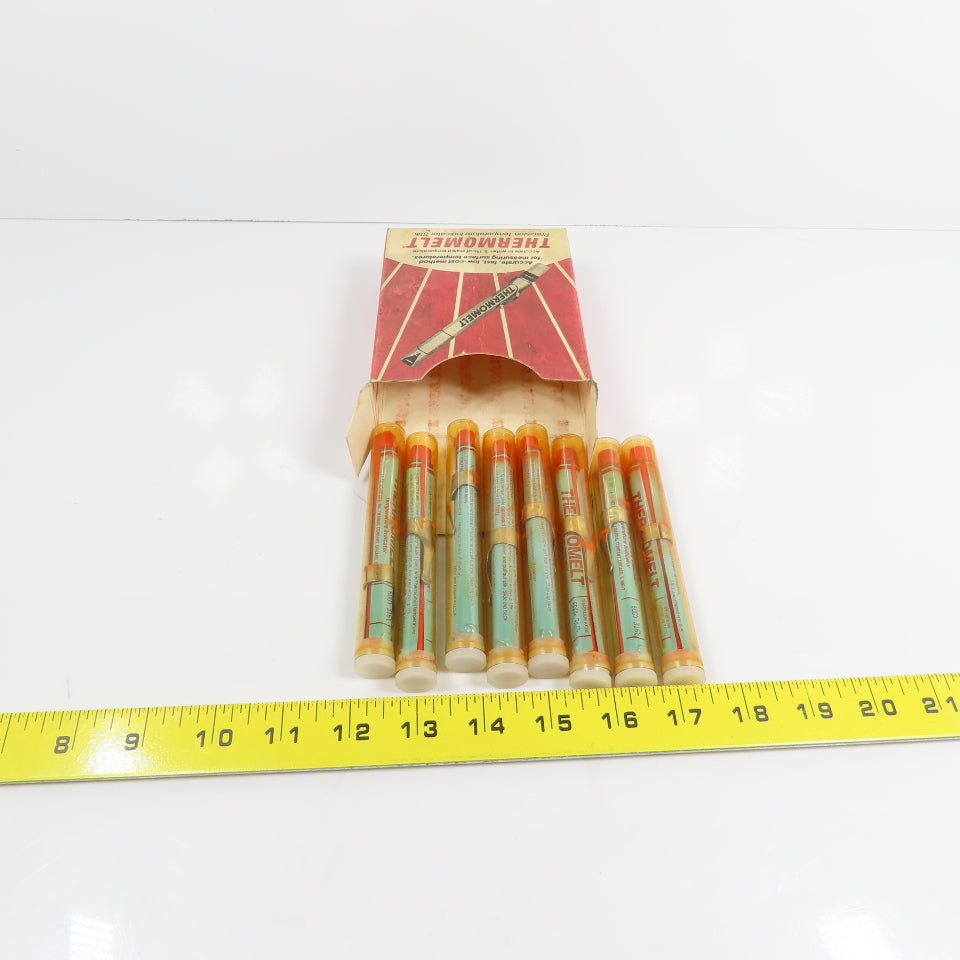 Thermomelt Precision Temperature Indicator Stik Lot Of 8